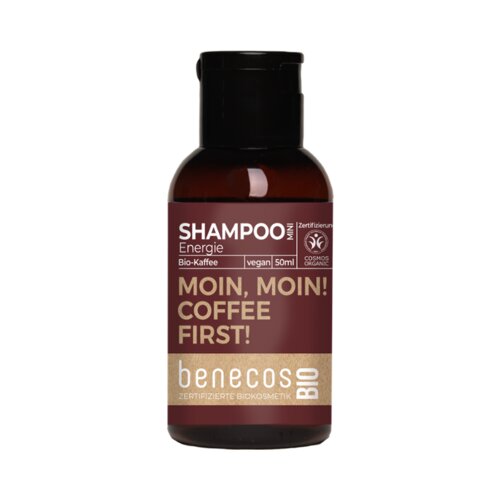 Benecos benecosBIO energičen &amp;scaron;ampon &amp;quot;Moin Moin! Coffee First!&amp;quot; - 50 ml Slike