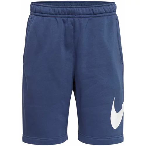 Nike Sportske hlače 'Club' mornarsko plava / bijela