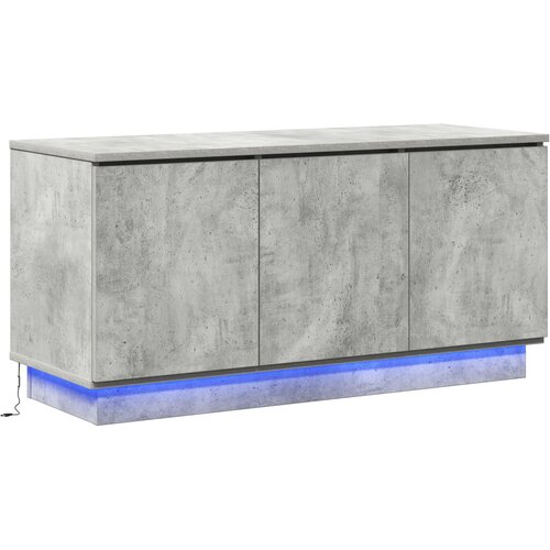 VidaXL TV omarica Betonsko siva 100x38x49 cm Inženirski les Slike
