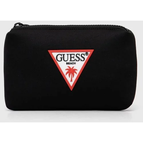 Guess Kozmetička torbica boja: crna