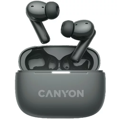 Canyon OnGo TWS-10 ANC+ENC, Bluetooth Headset, microphone, BT v5.3 BT8922F, Frequence Response:20Hz-20kHz, battery Earbud 40mAh*2+Charging case 500mAH, type-C cable length 24cm,size 63.97*47.47*26.5mm 42.5g, Black - CNS-TWS10BK