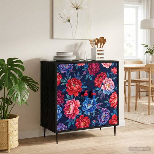 Komoda HEESCH Tiskanje boja 66 x 36,5 x 76 cm Konstruirano drvo Cijene