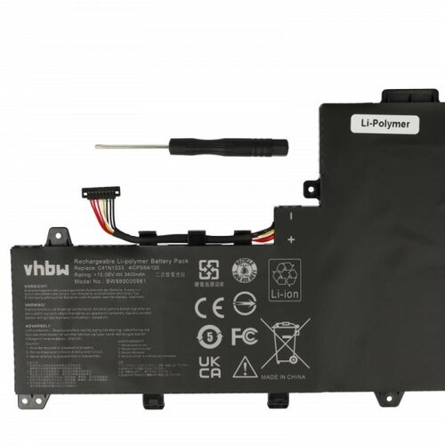 VHBW Baterija za Asus Zenbook UX560UX / UX560UQ, C41N1533, 3400 mAh Cene