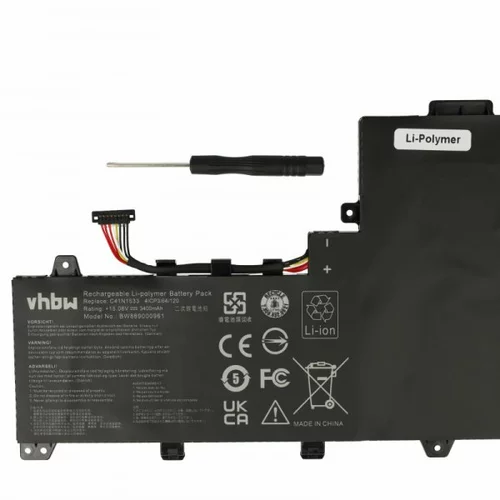 VHBW Baterija za Asus Zenbook UX560UX / UX560UQ, C41N1533, 3400 mAh