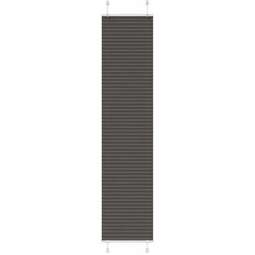 vidaXL Plisirana roleta crna 40x200 cm širina tkanine 39,4 cm Cijene