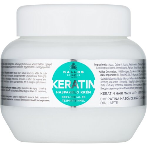 Kallos Cosmetics Keratin Maska za kosu, 275ml Cene
