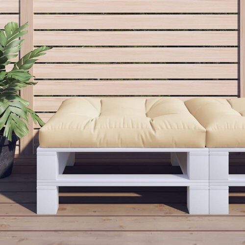 VidaXL Jastuk za sofu od paleta bež 70 x 70 x 12 cm Slike