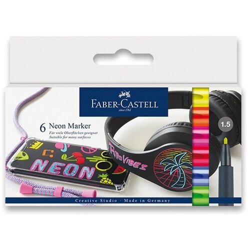  Set neonskih markera faber castell 6 kom (set višenamenskih) Cene