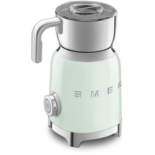 Smeg MFF11PGEU Penacnik za mleko 50&amp;#039;s W Retro Style, Pastelno zelen, 500 Slike