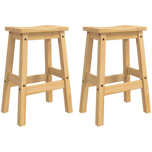  Set kuhinjskog otoka Corona 3 pcs Medeni vosak Masivna borovina Slike