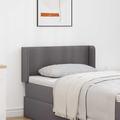  U&scaron;i uzglavlja 2 pcs Siva 40 x 16 x 5 cm Plywood i lažno kožno Cene