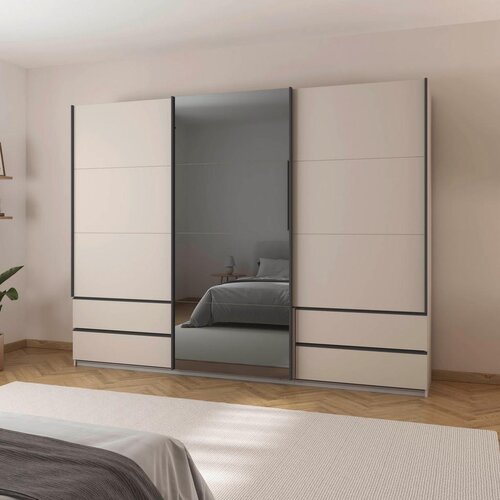 Premium Living Omara Z Drsnimi Vrati Elara, Barva &amp;Scaron;ampanjca Slike