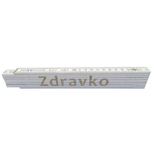  Zložljiv meter Heka (napis: Zdravko, bele barve, 2 m) Cene