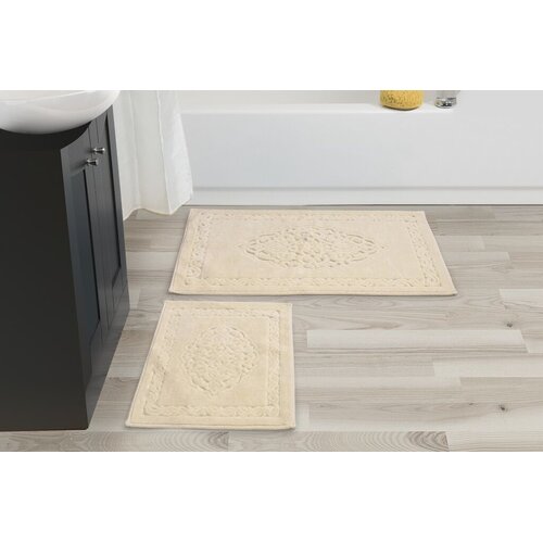 Lessentiel Maison Set Podloga za kupatilo Cottonkt 000138, Bež Cene