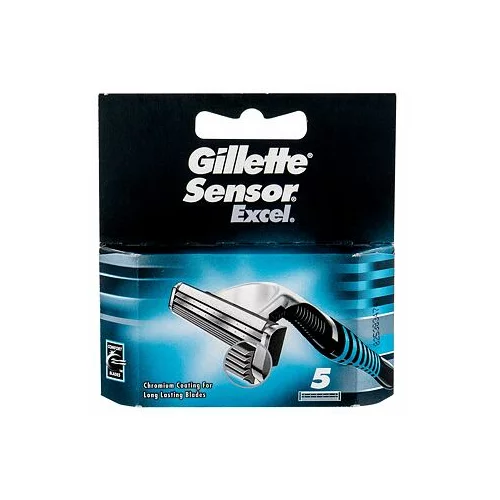 Gillette sensor excel nadomestne britvice 5 ks za moške