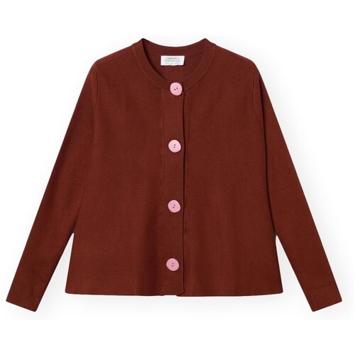 Compania Fantastica Telovniki &amp;amp; Jope COMPA&amp;Ntilde;IA FANT&amp;Aacute;STICA Cardigan 10223 - Brown Kostanjeva Slike