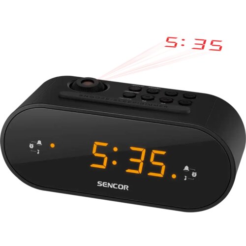 Sencor FM radio alarm sa projektorom vremena SRC 3100 B crni Cene