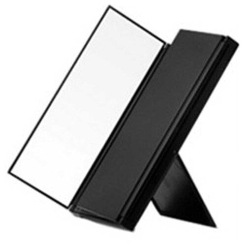 INF Tri-Fold Osvetljeno Ogledalo za Ličenje, Prenosno Ogledalo z Nastavljivim Stojalom Black, (5000244195) Cene