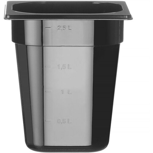 Hendi gastronorm posuda 1/6, profi line, gn 1/6, 3,4L, crna, 176x162x(H)200mm Cene