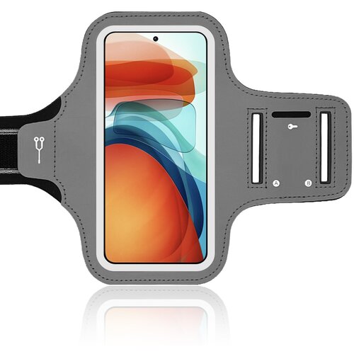 INF trak za roke držalo za mobilni telefon phone armband za telefone do 7 palcev grey, (21542317) Cene