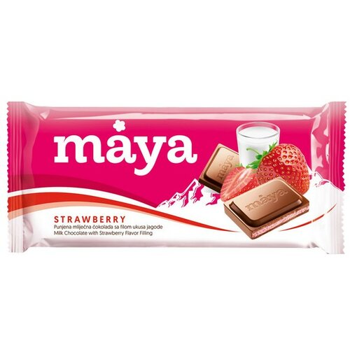 Maya čokolada jagoda 90g Slike