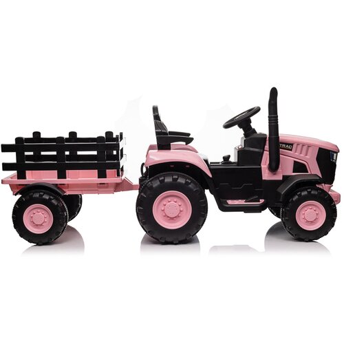 Premium Stil Dečiji Traktor na Akumulator Sa Prikolicom Zeleni ( 12616 ) Slike