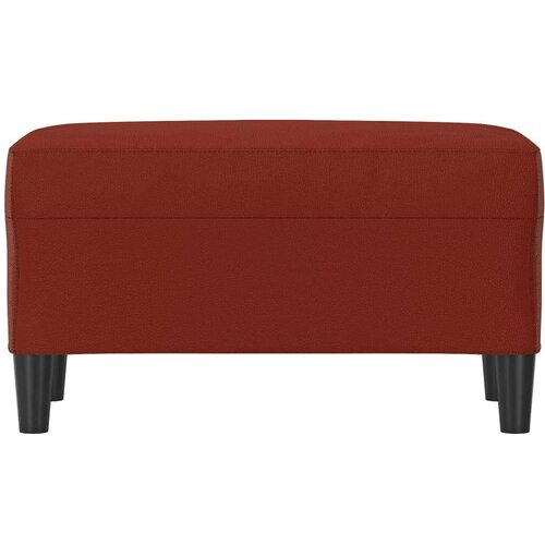  Klupa crvena boja vina 70 x 35 x 41 cm od umjetne kože Slike