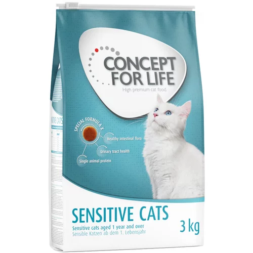 Concept for Life Sensitive Cats – izboljšana receptura! - 3 kg
