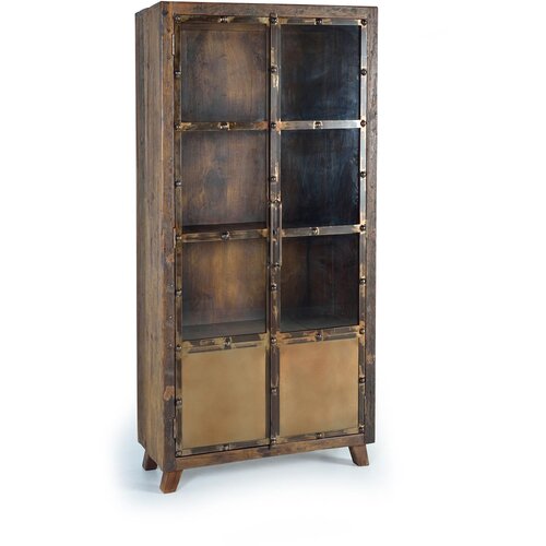 GINER Y COLOMER vitrina z dvojimi vrati iz recikliranega lesa, (22147043) Cene