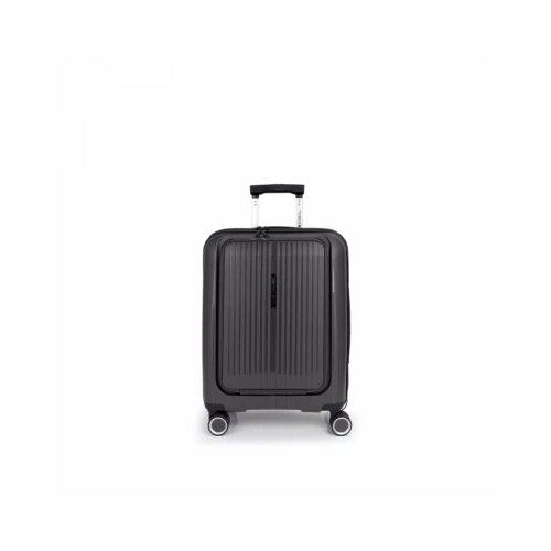 Gabol kofer mali (kabinski) sa odeljkom za laptop proširivi 40x55x22/25cm brooklyn 41,7/47,4 l-3,1 kg metalik siva Cene
