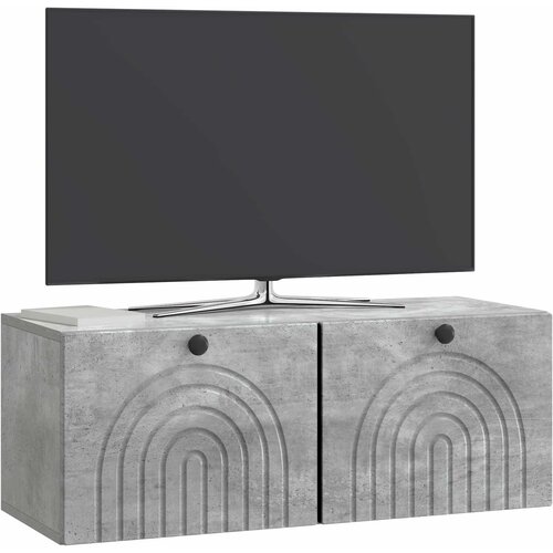  ormar za zid Zidne Betonska siva 78,5 x 31 x 30 cm Slike