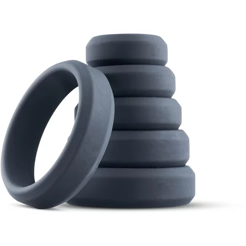 Boners 6-Piece Cock Ring Set Grey