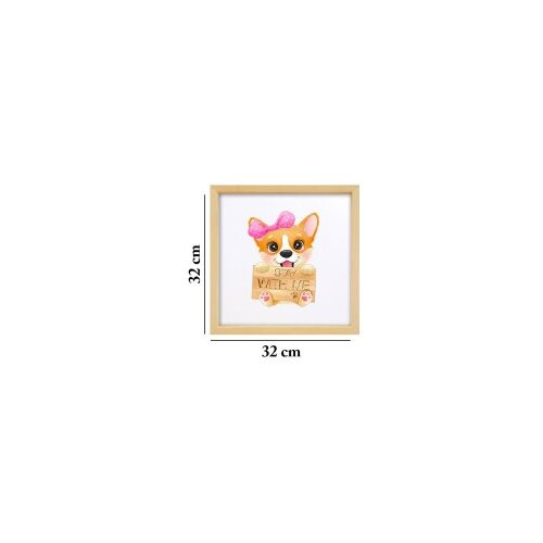 Wallity CAM23536 multicolor decorative framed painting Cene