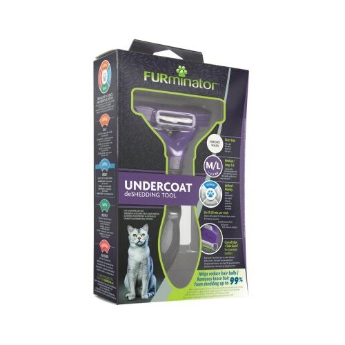 Furminator DeShedding Tool za mačke - Velika mačka / kratkodlaka Cene