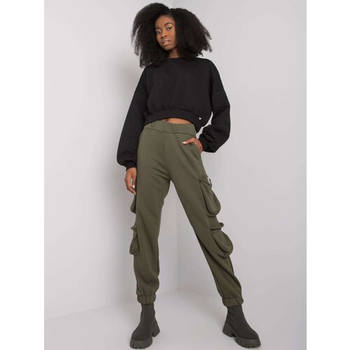 RUE PARIS Sweatpants-RV-DR-7364.01P-khaki Cene