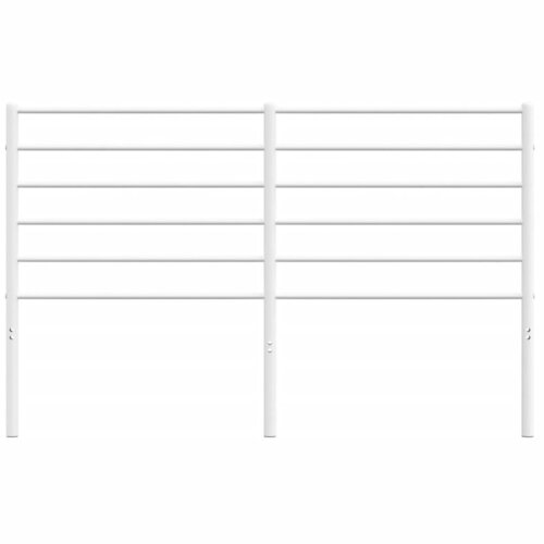  Metalno zamjensko uzglavlje bijelo 120 cm Slike