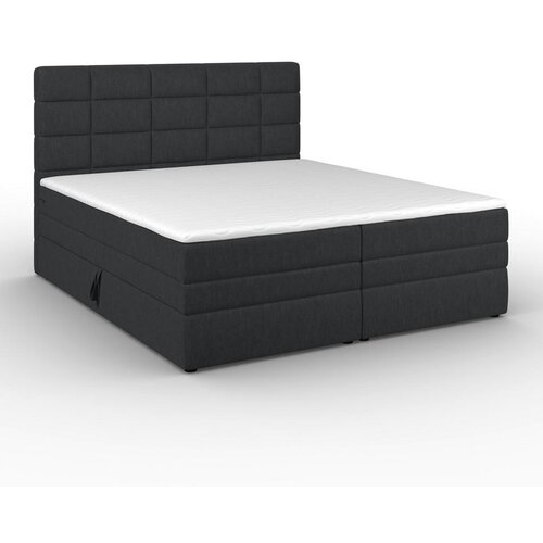 Bessagi Home Postelja Boxspring Aria, Temno Siva Slike