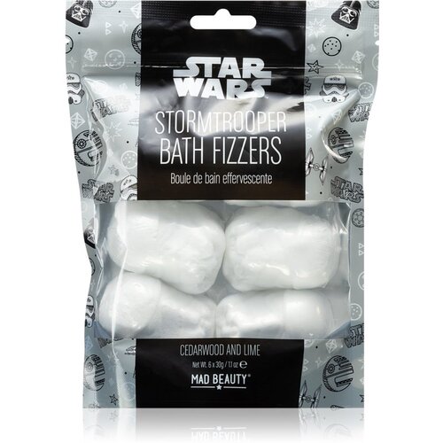 Mad Beauty Star Wars Storm Trooper &amp;scaron;umeča kopalna kroglica 180 g Slike