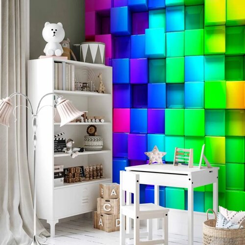  Foto tapeta - Colourful Cubes 250x175 Standard Slike