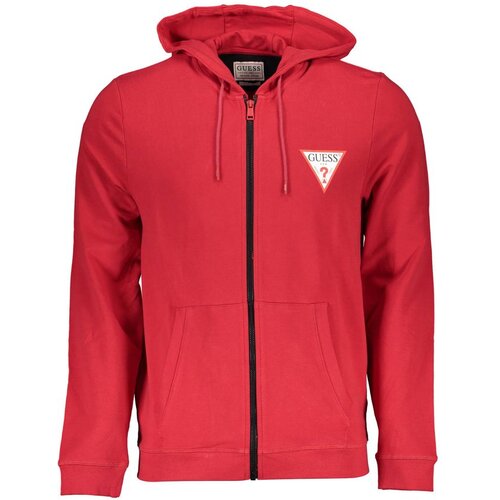 Guess JEANS SWEATSHIRT WITH ZIP MAN RED Slike