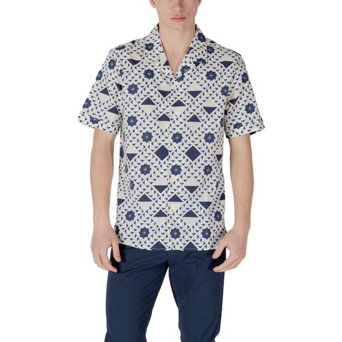 Antony Morato Srajce s kratkimi rokavi MMSS00171-FA430635 Modra Slike
