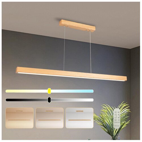  Brilagi -LED prigu&scaron;iva luster na sajli OAK SMART LED/30W/230V Wi-Fi Tuya hrast + daljinski upravljač Cene
