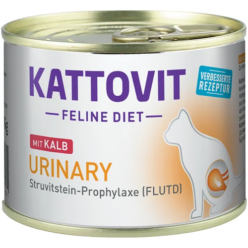 Kattovit Urinary 6 x 175 g - teletina 6 x 185 g