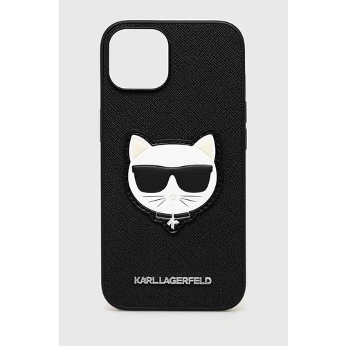 Karl Lagerfeld Etui za telefon Iphone 14 6,1" črna barva