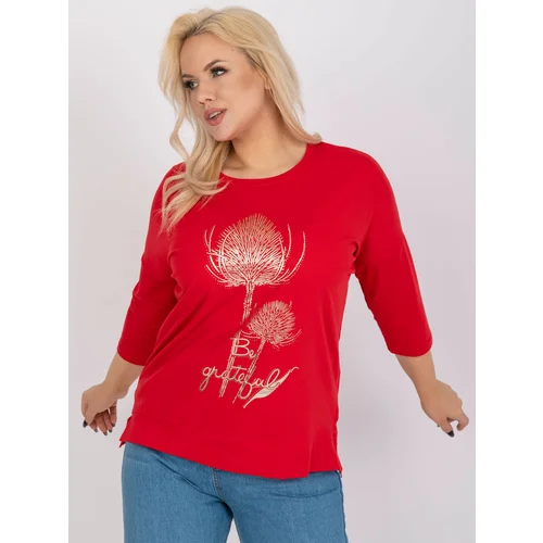 RELEVANCE Blouse-RV-BZ-7581.62P-red