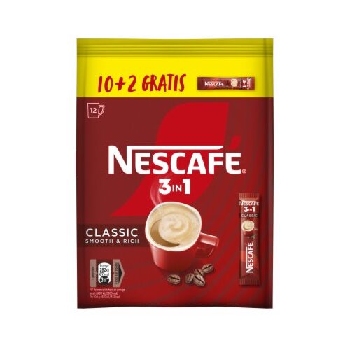 Nestle KAFA INSTANT NESCAFE 3U1 CLASIC 10+2 186G KESA Cene