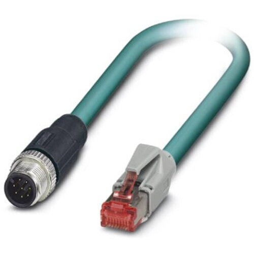Phoenix Contact 1403492 M12 / RJ45 omrežni kabel\, Patch kabel CAT 6a S/FTP 3.00 m zelena ognjevaren\, z zaščitnim zapornim zatičem 1 kos, (20421713) Cene