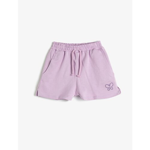 Koton Shorts - Purple - Normal Waist Cene