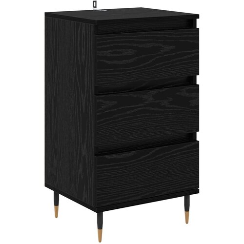  Kreveta s ladicama Crni hrast 35 x 40 x 70 cm Konstruirano drvo Slike