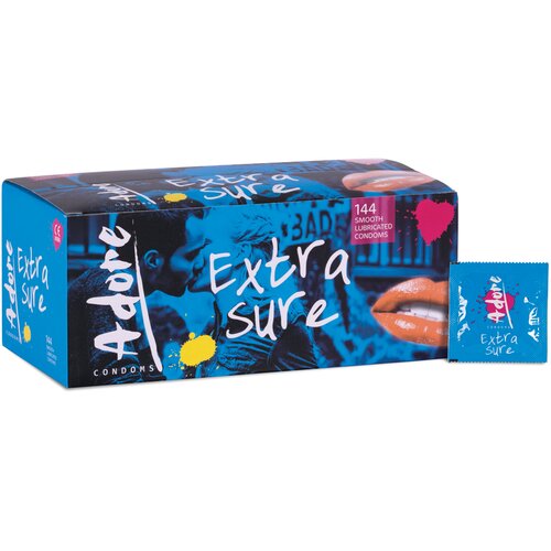 Pasante Kondomi Adore Extra Sure, 144 kom Cijene